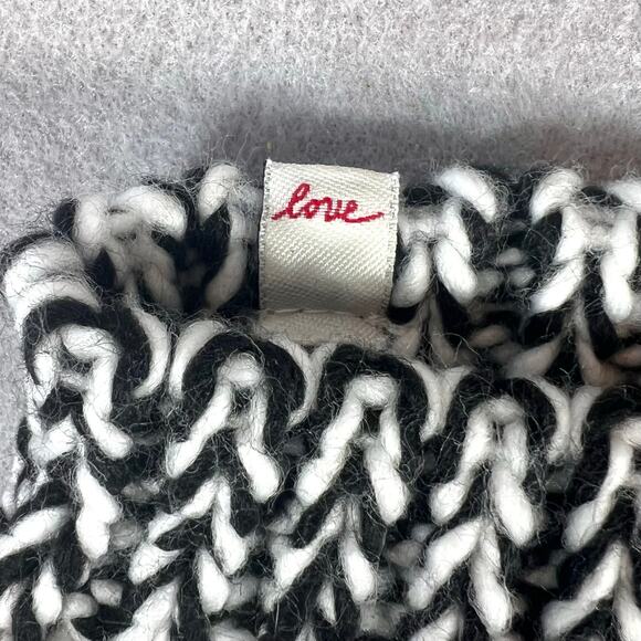 ED by Ellen Degeneres SChunky Knit Happy Beanie Hat OSFA - Picture 7 of 7